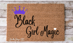 Load image into Gallery viewer, Black Girl Magic Doormat
