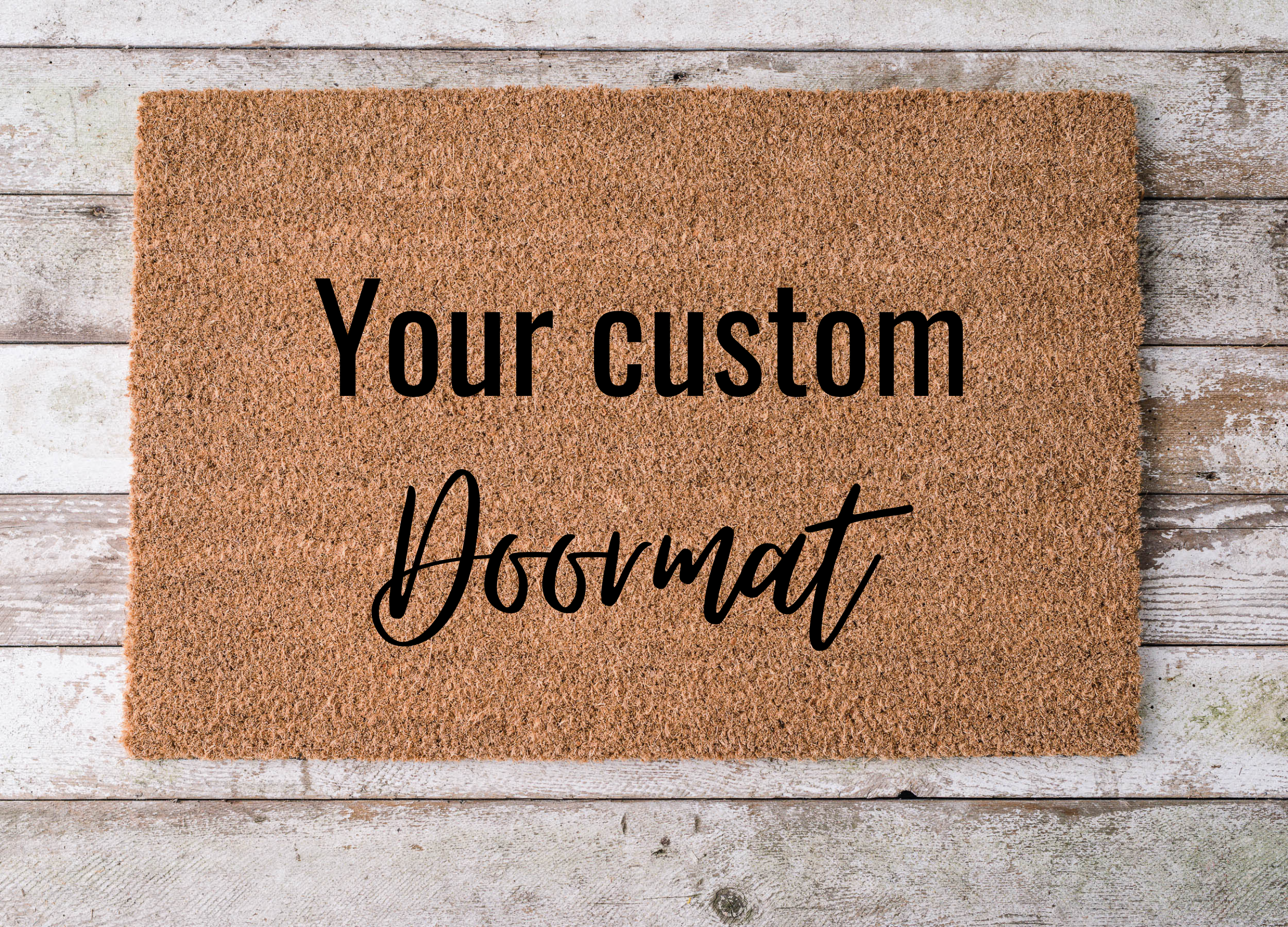 Custom Name Doormat